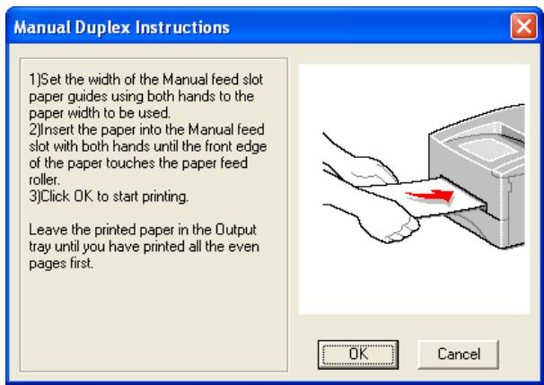 BROTHER HL-1430 - Choose the Duplex printing mode from the Advanced tab in the printer driver. - 3