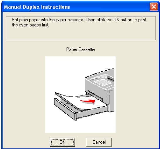 BROTHER HL-1430 - Manual duplex printing from the paper tray - 2