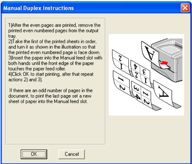 BROTHER HL-1430 - Choose the Duplex printing mode from the Advanced tab in the printer driver. - 4