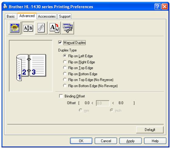 BROTHER HL-1430 - Manual duplex printing from the paper tray - 1