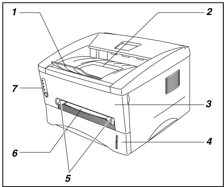 BROTHER HL-1470N - Front View - 1