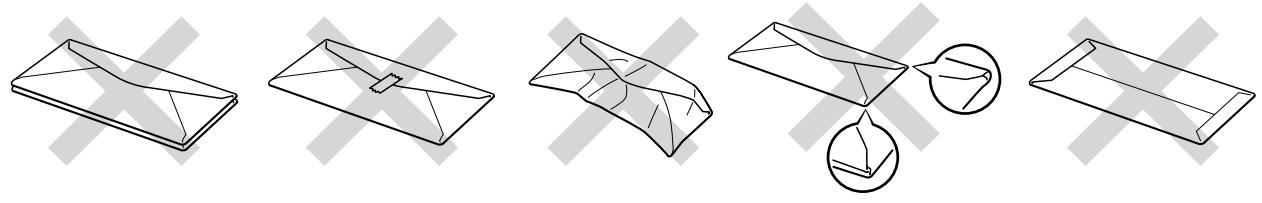 BROTHER HL-1870N - Do not use envelopes: - 1