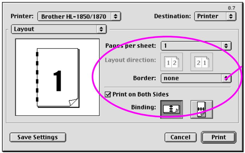 BROTHER HL-1870N - Macintosh Driver - 3