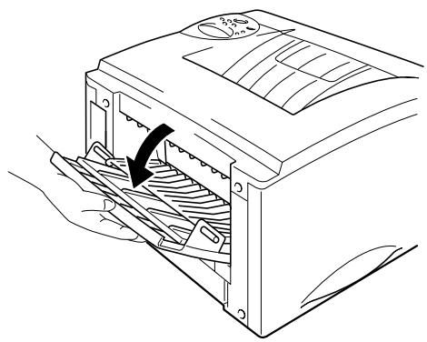 BROTHER HL-1870N - Open the Face Up Output Tray and pull out the extension flap. - 1