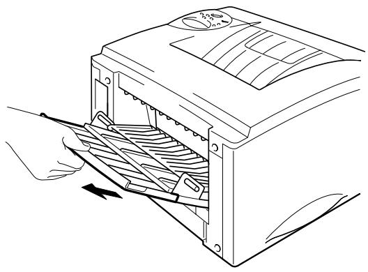BROTHER HL-1870N - Unfold the Face Up Output Tray Extension. - 1