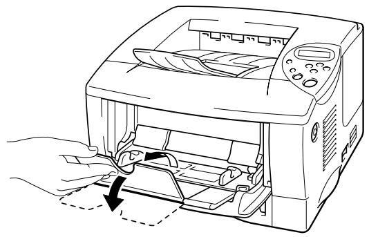 BROTHER HL-1870N - Unfold the Multi-purpose Tray Extension. - 2