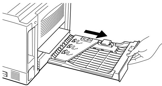 BROTHER HL-1870N - Pull the jammed paper out of the fuser unit. - 2