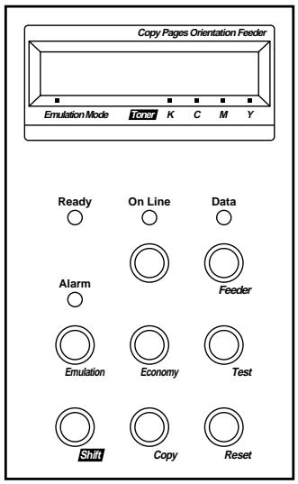BROTHER HL-2400C - BUTTONS IN SHIFT MODE - 1