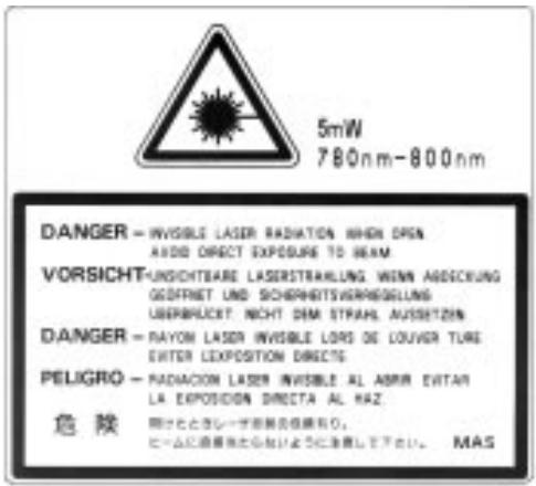 BROTHER HL-2400C - IEC 825 Specification (220-240 V model only) - 2