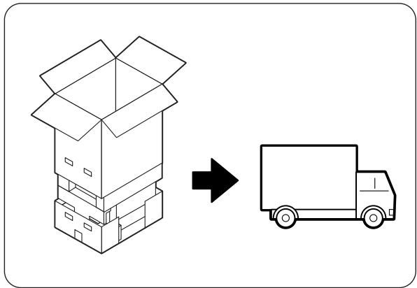 BROTHER HL-4000CN - To protect the printer from damage, pack it in a box before transporting it. - 1