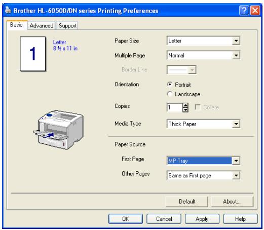 BROTHER HL-6050DL - PCL (standard) printer driver - 1