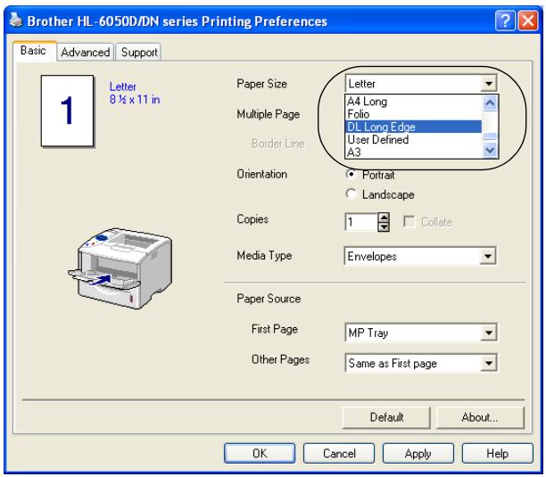 BROTHER HL-6050DL - Envelopes that have been creased after they have been printed - 7