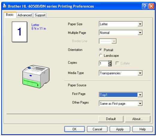 BROTHER HL-6050DL - PCL (standard) printer driver - 1