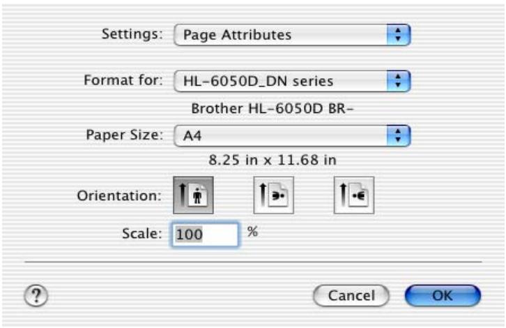 BROTHER HL-6050DL - Page setup - 1