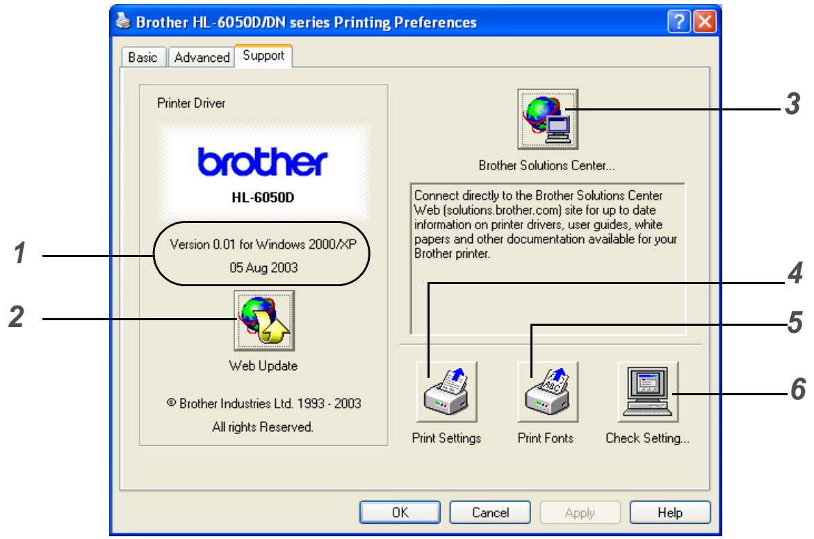 BROTHER HL-6050DL - Support tab - 2