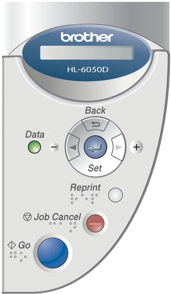 BROTHER HL-6050DL - Control panel - 2