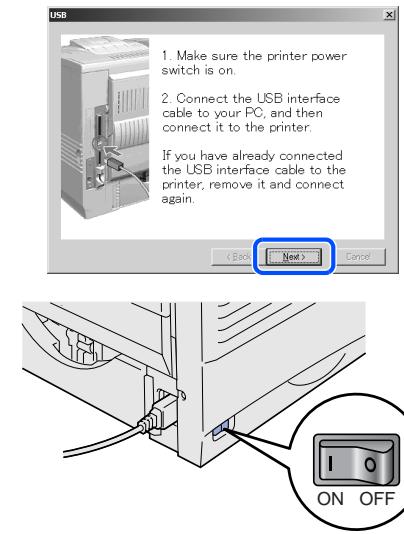 BROTHER HL-7050N - Installing the Driver and Connecting the Printer to Your PC - 10