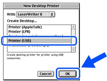 BROTHER HL-7050N - Connecting the Printer to Your Macintosh &amp; Installing the Driver - 10