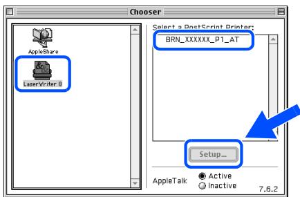 BROTHER HL-7050N - Connecting the Printer to Your Macintosh &amp; Installing the BR-Script PPD File - 9