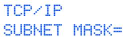 BROTHER HL-7050N - Setting your IP Address, Subnet Mask and Gateway (Using the Control panel) - 10