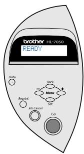 BROTHER HL-7050N - Setting your IP Address, Subnet Mask and Gateway (Using the Control panel) - 1