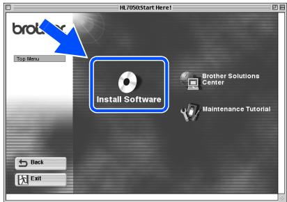 BROTHER HL-7050N - Connecting the Printer to Your Macintosh &amp; Installing the Driver - 6