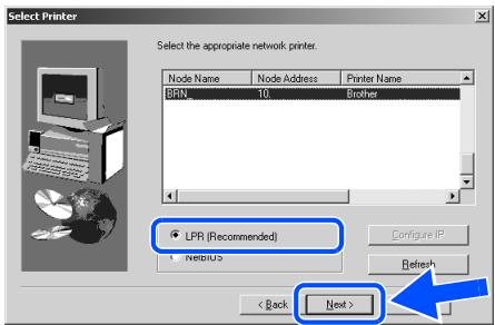 BROTHER HL-7050N - Installing the Driver and Connecting the Printer to Your PC - 12