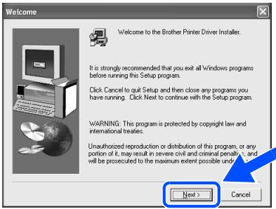 BROTHER HL-7050N - Installing the Driver, Connecting the Cable and Configuring the NetBIOS port - 7