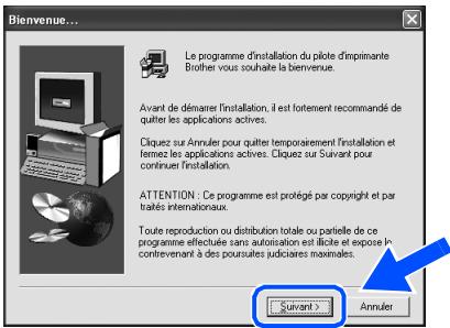 BROTHER HL-2700CN - Installation du pilote, branchement du câble et sélection de la file d'impression ou du nom de partage approprié - 7