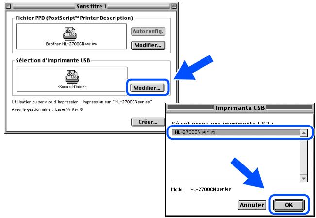 BROTHER HL-2700CN - Sélectionnez Imprimante (USB) puis cliquez sur le bouton OK. - 3