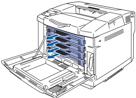 BROTHER HL-2700CN - Installez les cartouches de toner - 6