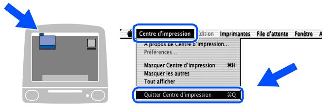 BROTHER HL-2700CN - Dans le menu Centre d'impression, sélectionnez Quitter Centre d'impression. - 1