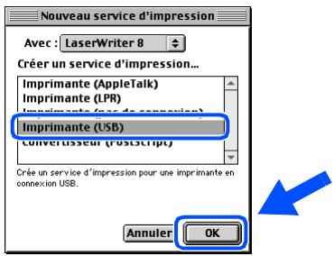 BROTHER HL-2700CN - Sélectionnez Imprimante (USB) puis cliquez sur le bouton OK. - 1