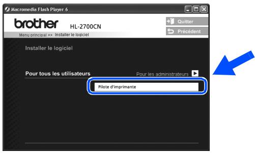 BROTHER HL-2700CN - Installation du pilote et branchement de l'imprimante à votre PC - 6