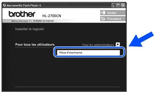 BROTHER HL-2700CN - Branchement de l'imprimante à votre réseau et installation du pilote - 6