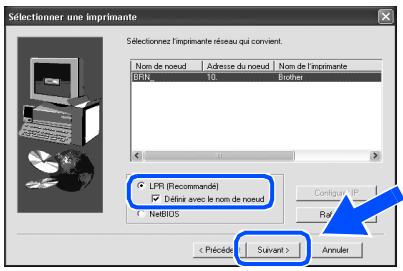 BROTHER HL-2700CN - Branchement de l'imprimante à votre réseau et installation du pilote - 13