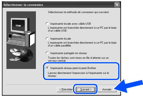 BROTHER HL-2700CN - Branchement de l'imprimante à votre réseau et installation du pilote - 10