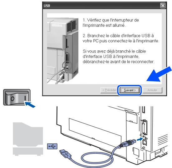 BROTHER HL-2700CN - Installation du pilote et branchement de l'imprimante à votre PC - 11