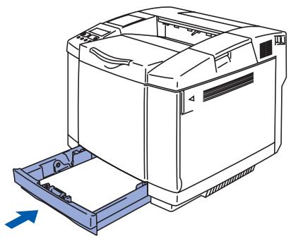 BROTHER HL-2700CN - Chargez le papier dans le bac - 5