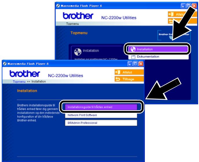 BROTHER NC-2200W - Konfigurering af printer-/scannernetkortet - 1