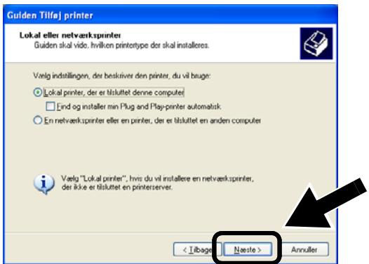 BROTHER NC-2200W - Installation af printerdriveren - 2