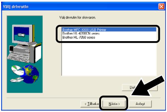 BROTHER NC-2200W - Installera programvaran för nätverksutskrift - 2