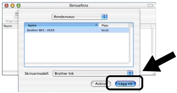 BROTHER NC-2200W - Välj din maskins modellnamn och klicka på Lägg till. - 1