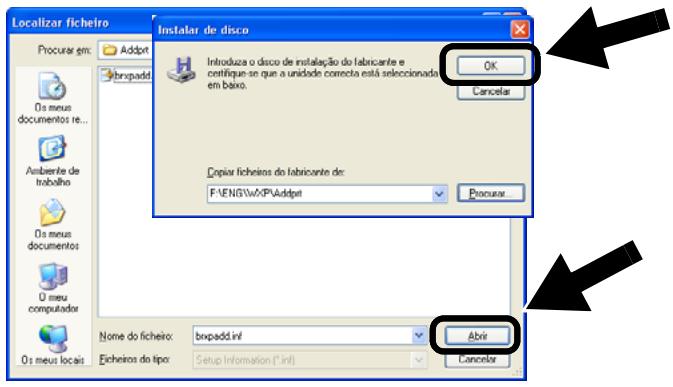 BROTHER NC-2200W - Clique em Abrir e depois em OK. - 1