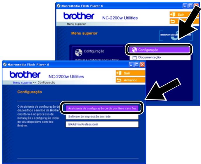 BROTHER NC-2200W - Configurar o servidor de impressão/digitalização - 1