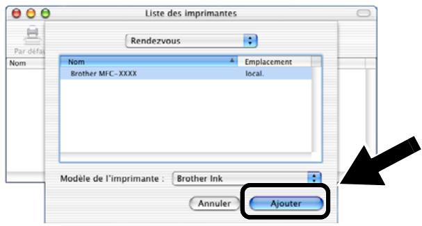BROTHER NC-2200W - Sélectionnez le nom du modèle de votre appareil puis cliquez sur Ajouter. - 1