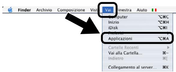 BROTHER NC-2200W - Selezionare Applicazioni dal menu Vai. - 1