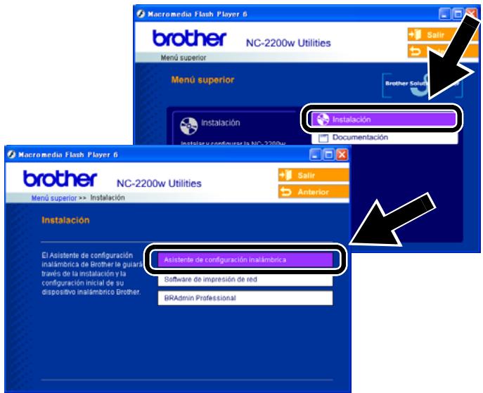 BROTHER NC-2200W - Configuración de servidor de impresión/digitalización - 1
