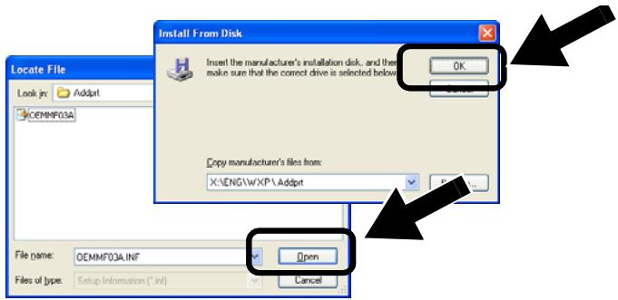 BROTHER NC-2200W - Click Open and then click OK. - 1