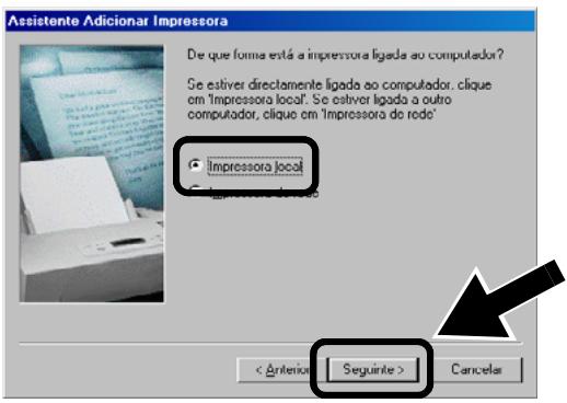 BROTHER NC-2200W - Desmarque a opção Detectar e instalar a minha impressora Plug and Play automaticamente e clique em Seguinte. - 3